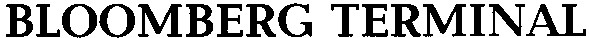 bloomberg terminal