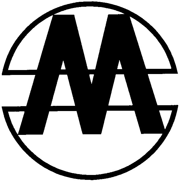 м