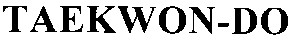 taekwon-do