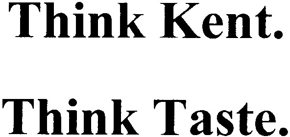 think taste