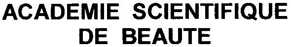 academie scientifique de beaute