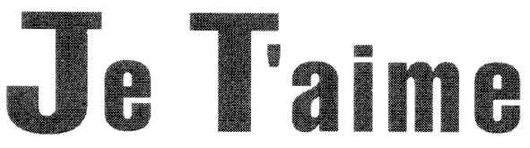 je t`aime