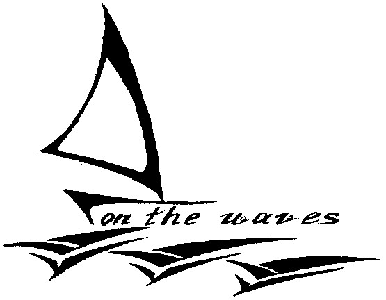 on the waves