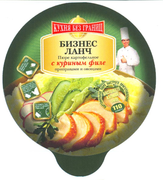 пюре картофельное с куриным филе