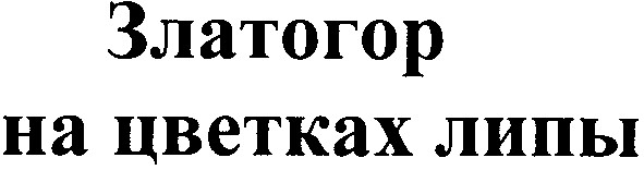 златогор на цветках липы