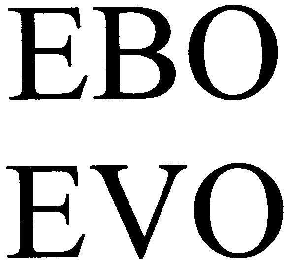 Зображення марки «ebo · evo · ево»