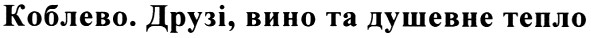 друзі вино та душевне тепло
