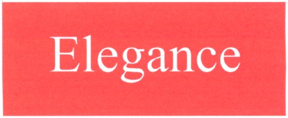 elegance