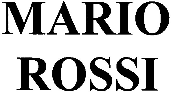 mario rossi