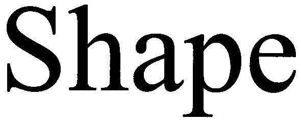 shape