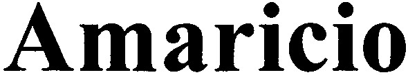 amaricio