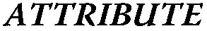 attribute