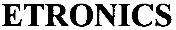 etronics