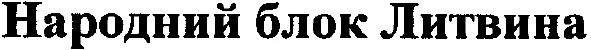 народний блок литвина