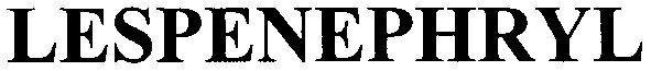 lespenephryl