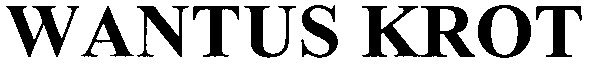 wantus krot