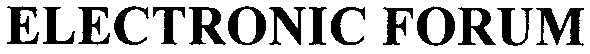 electronic forum