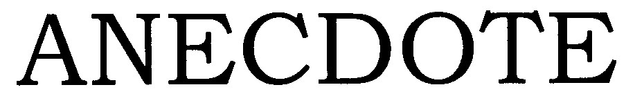 anecdote