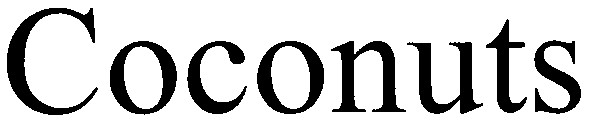 coconuts