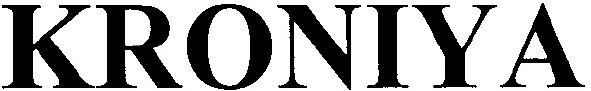 kroniya