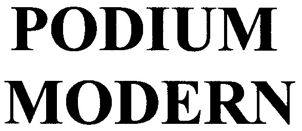 podium modern