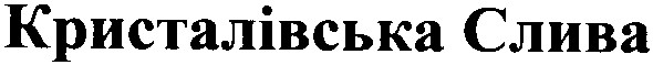 кристалівська слива