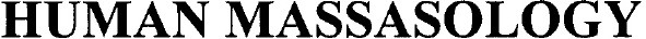 human massasology