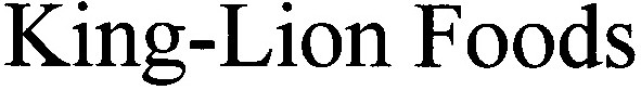 king-lion foods
