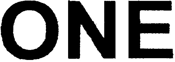 one