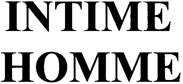 intime homme