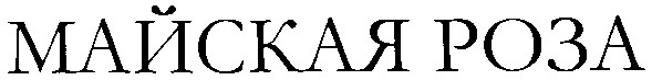 майская роза