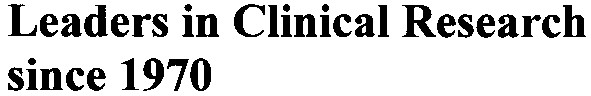 leaders in clinical research since 1970