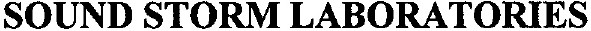 sound storm laboratories