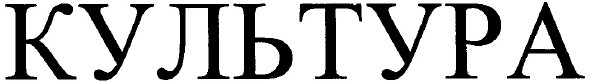культура
