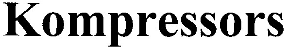 kompressors