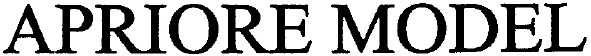 apriore model