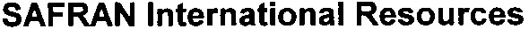 safran international resources