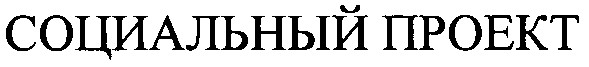 социальный проект