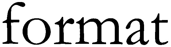 format