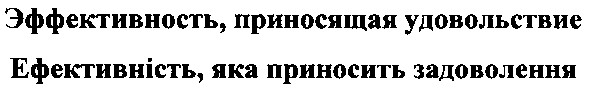 ефективність,яка приносить задоволення