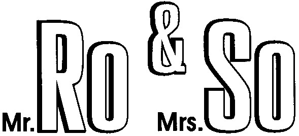 mr.ro&mrs.so