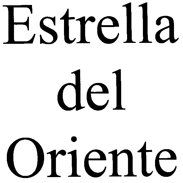 estrella del oriente