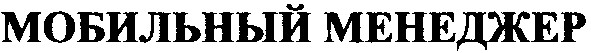 мобильный менеджер