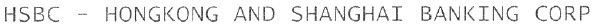 hsbc-hongkong and shanghai banking corp