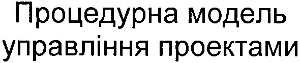 процедурна модель управління проектами