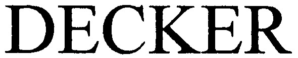 decker