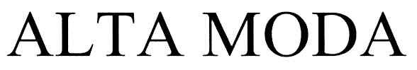 alta moda