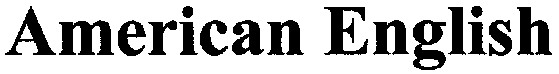 american english