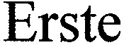 erste