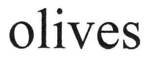 olives